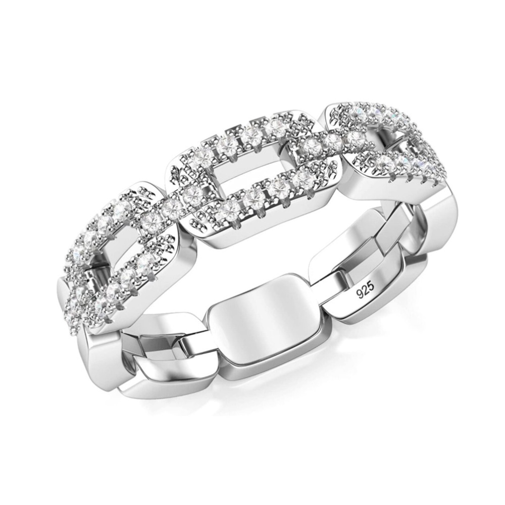 ✨SALE✨Sterling Silver Cuban Link Ring